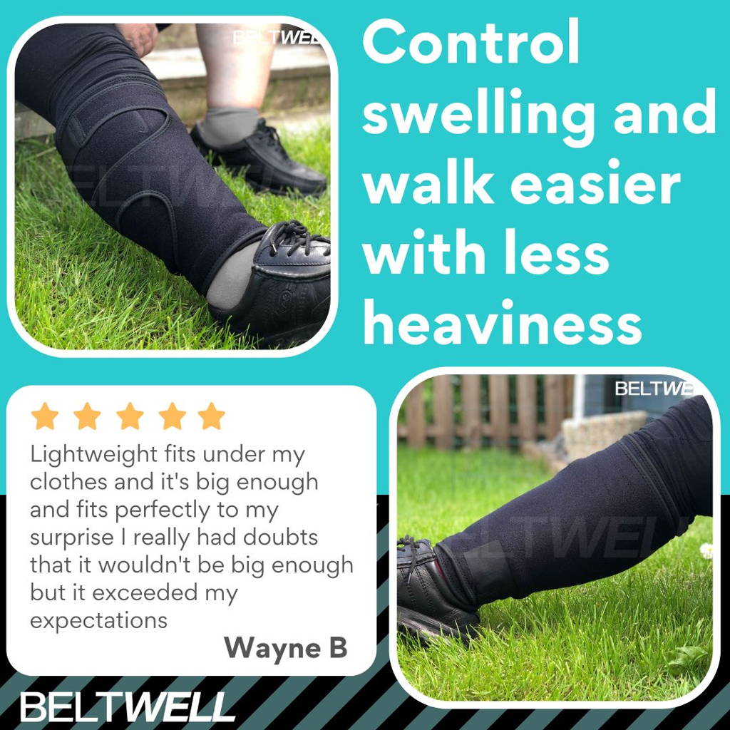 Beltwell™ PlusSize Adjustable Compression Wrap For Edema & Lymphedema